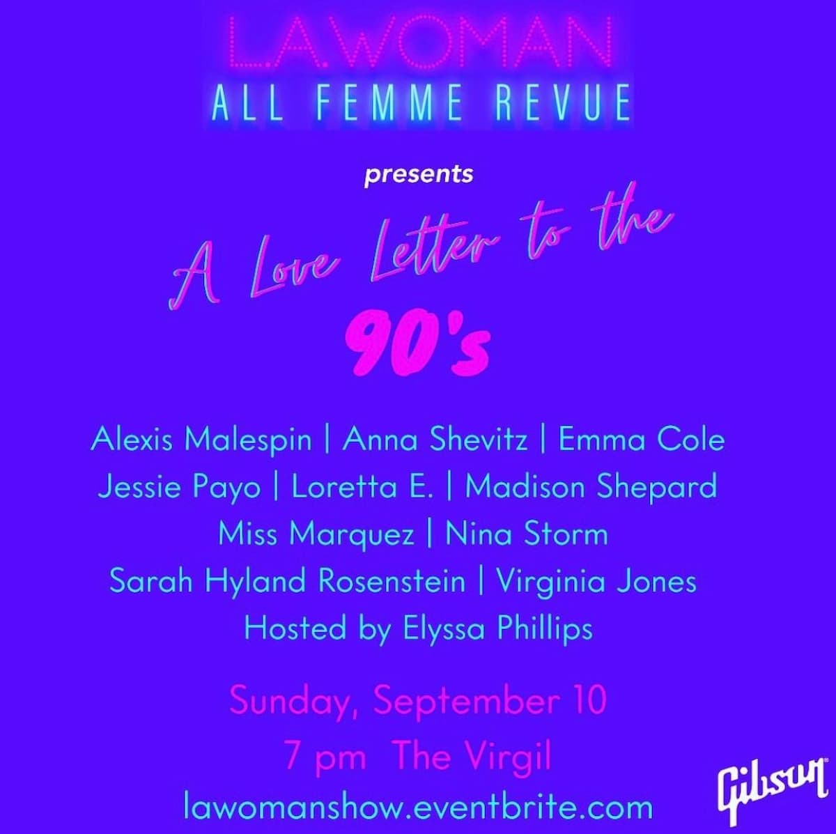 L.A. Woman All Femme Revue presents: A Love Letter to the 90's
