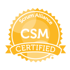 Badge Certified ScrumMaster