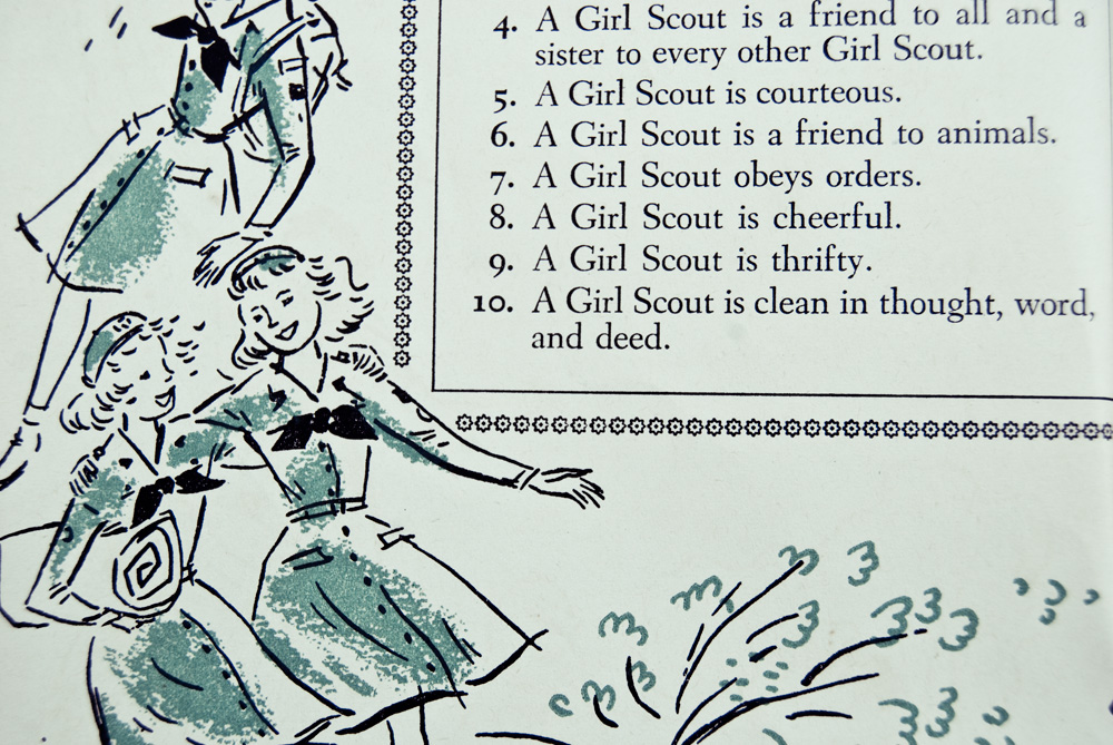 Girl Scout Handbook interior
