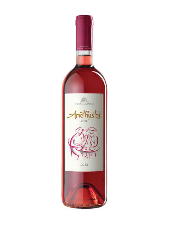 Epicerie-Grecque-Produits-Grecs-Vin-grec-rosé-Amethystos-Costa-Lazaridi
