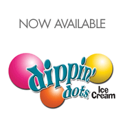 now available: dippin dots