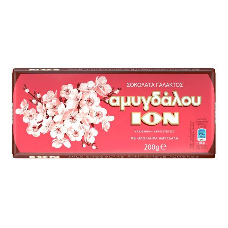 Griechisch-Lebensmittelgeschäft-Griechische-Produkte-Mandel-Schokolade-600g-ION
