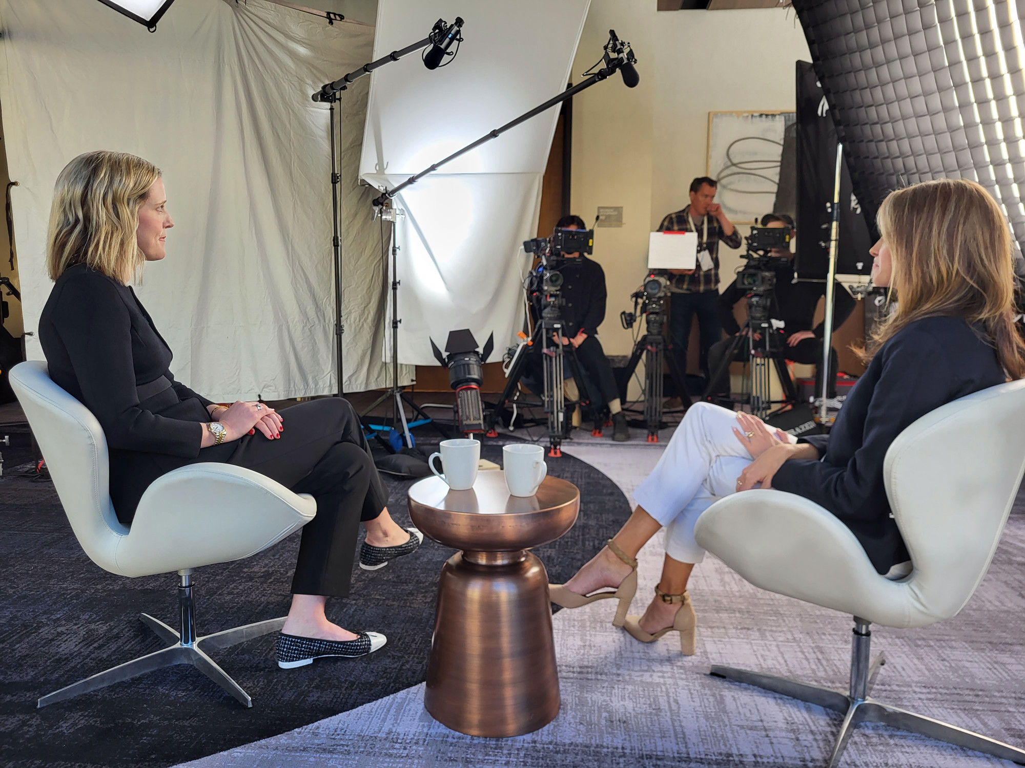 Behind the scenes of an IBM Think conference interview