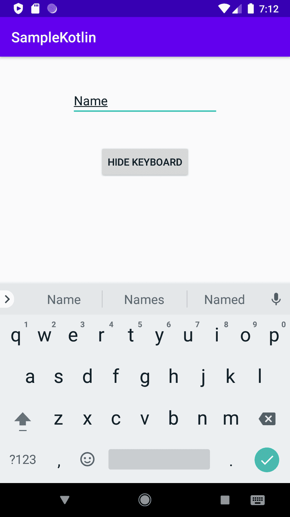 Android kotlin hide keyboard