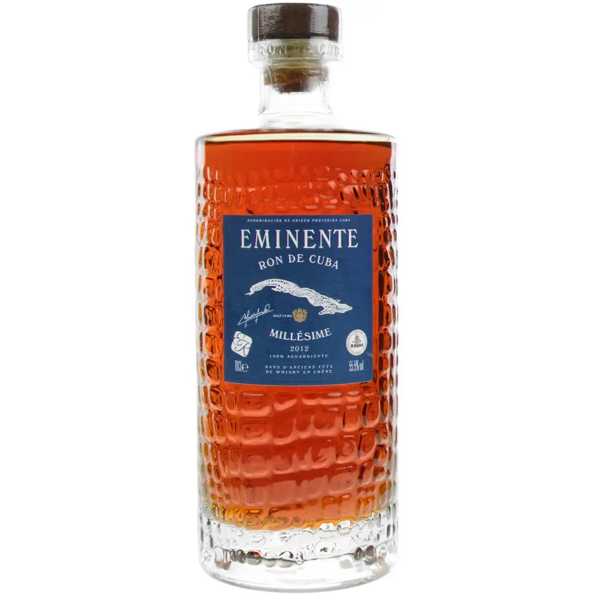 Image of the front of the bottle of the rum Eminente Confrérie du Rhum x Excellence Rhum (Batch 1)