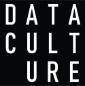 black and white data culture logo