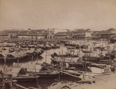Singapore River, 1880s