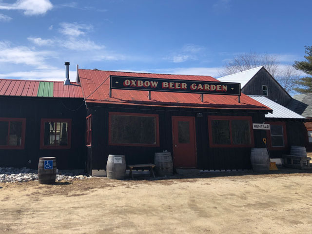 Oxbow Beer Garden in Oxford, ME