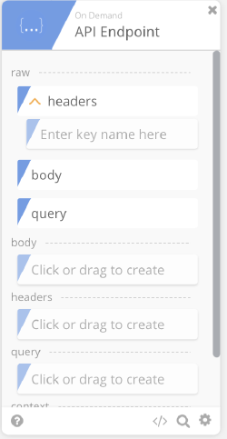 Select API Endpoint to Create an API Endpoint Card