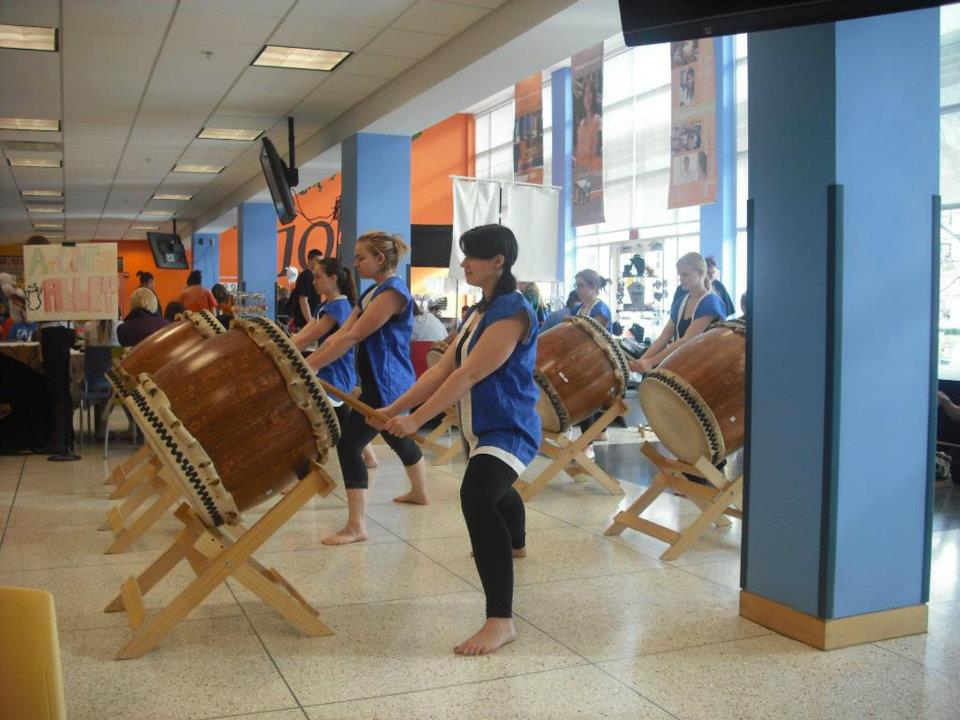 Taiko players at Animarathon X.