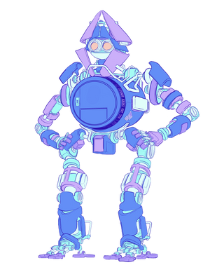 Illustration of a robot.