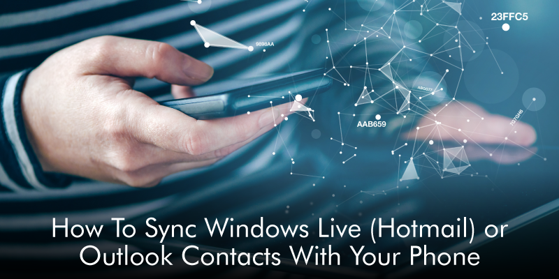 windows phone sync hotmail backup assistant