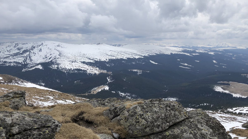 Vedere de pe Vârful Cindrel