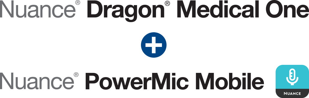 Nuance Dragon Medical One + Nuance PowerMic Mobile