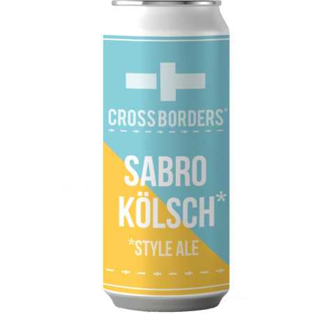 Sabro Kölsch by Cross Borders Brewing Company
