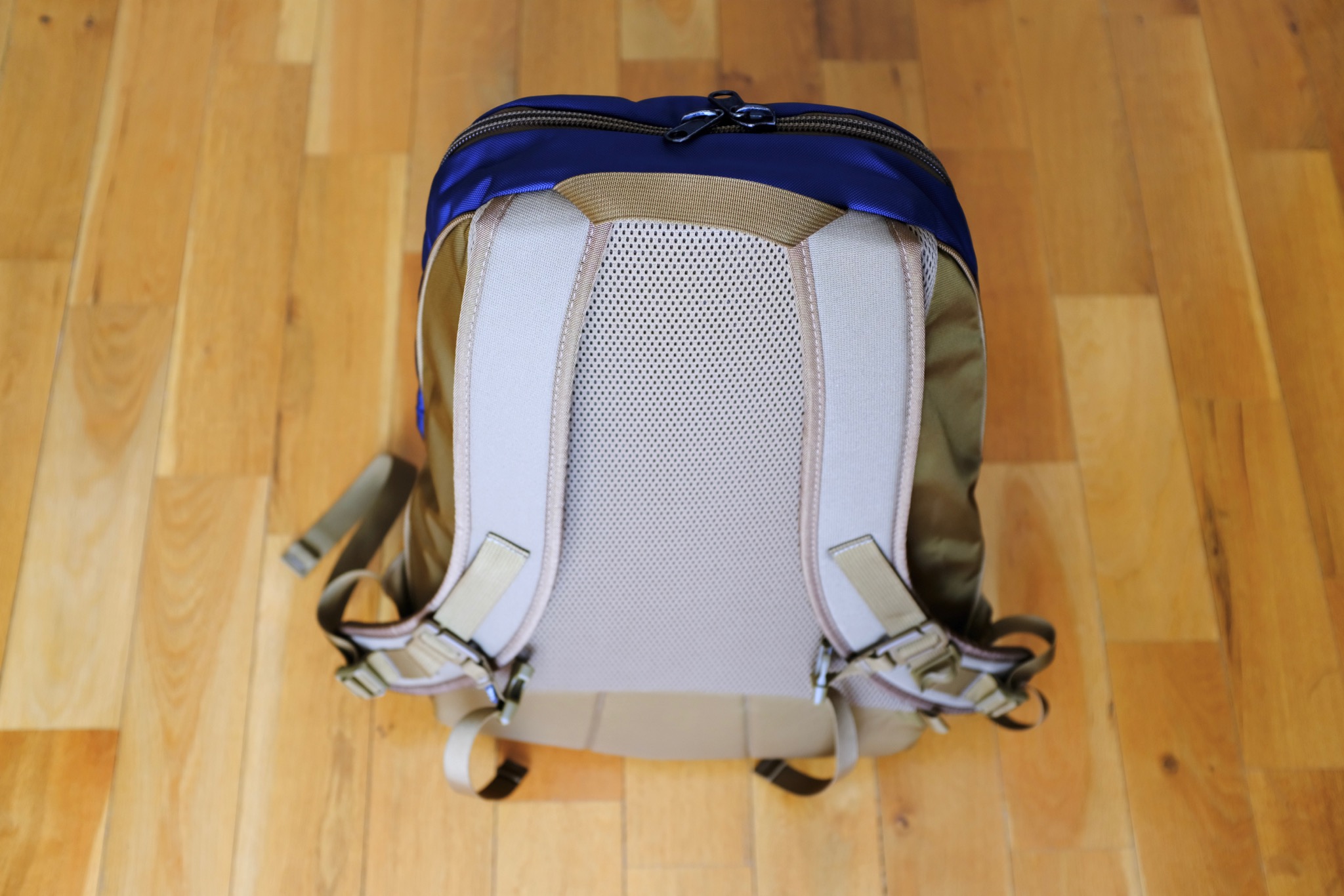 Both the shoulder strap and back panel are made out of closed-cell foam