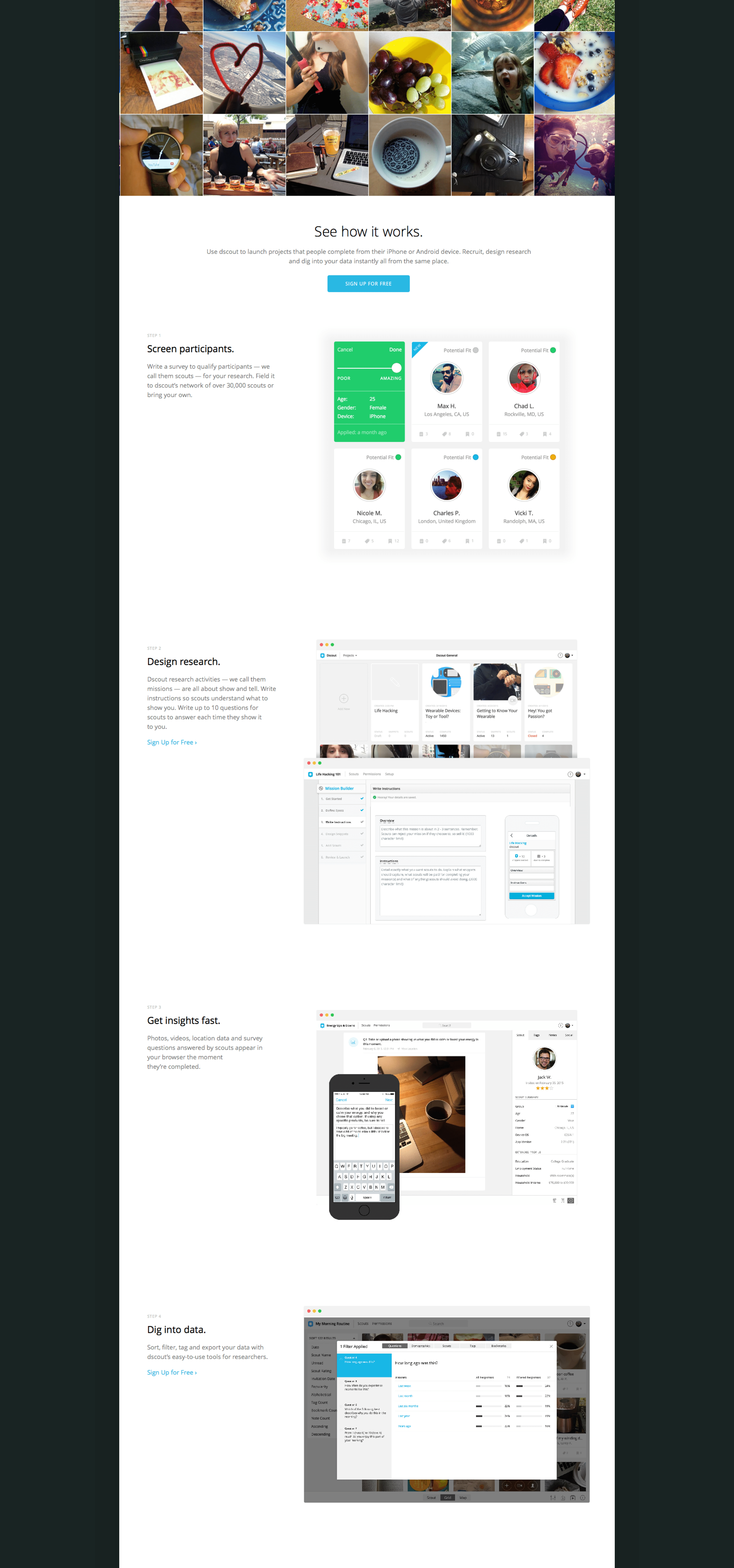 dscout - Marketing Site - Homepage Part 2