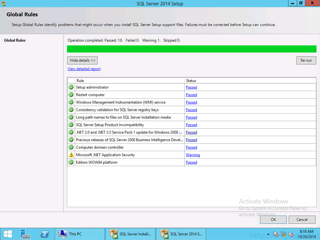 vCenter 5.5 on Windows Server 2012 R2 with SQL Server 2014 - 2
