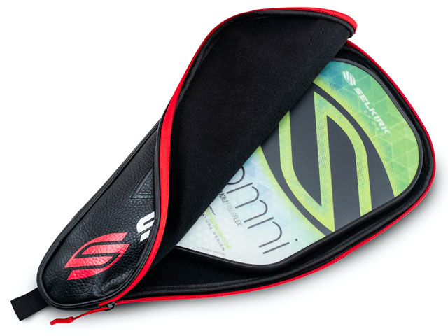 Selkirk Sport Pickleball Paddle Case with a Selkirk Omni Paddle Inside of the Case