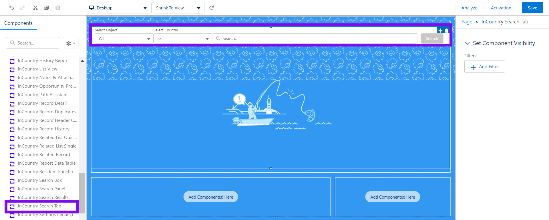 Managing web components InCountry Docs