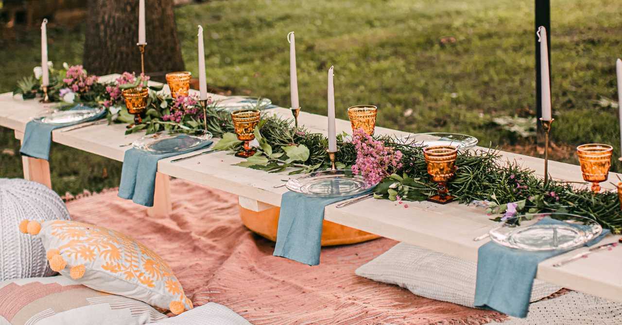 Hochzeit im Garten - Nachhaltige Hochzeiten sind 2022 voll im Trend.