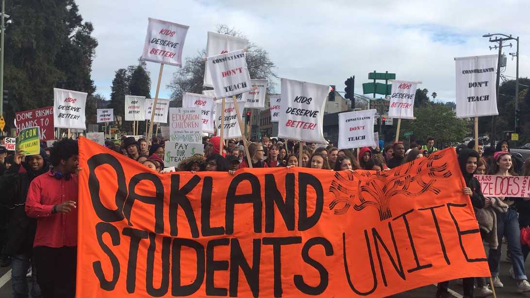 Hundreds Of OUSD Students Walked Out Of Class Today. Two Student ...