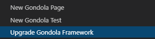 Upgrade Gondola Framework