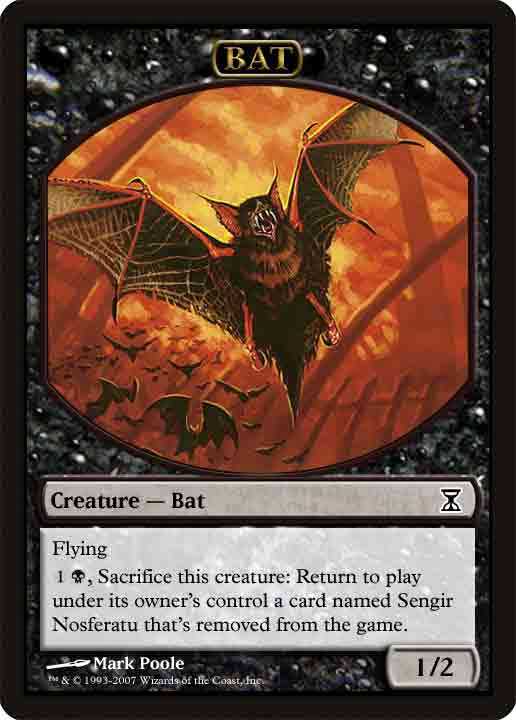 Missing token. Sengir MTG. Magic the Gathering creature bat. МТГ токен лиса. Двусторонний токен МТГ.