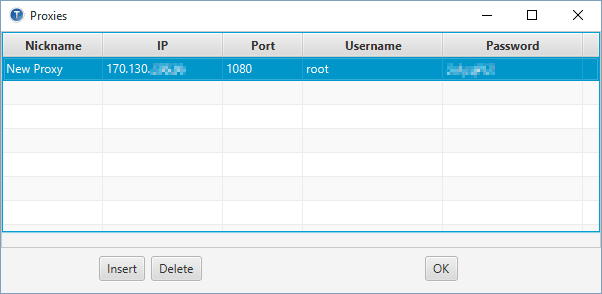 TRiBot Proxy Screen - RSBotSpot