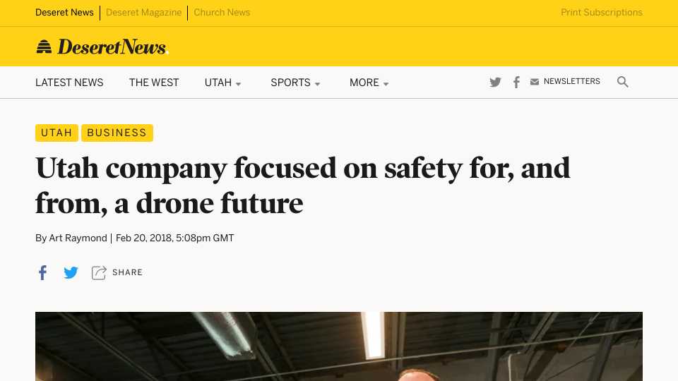 Utah company focused on safety for, and from, a drone future