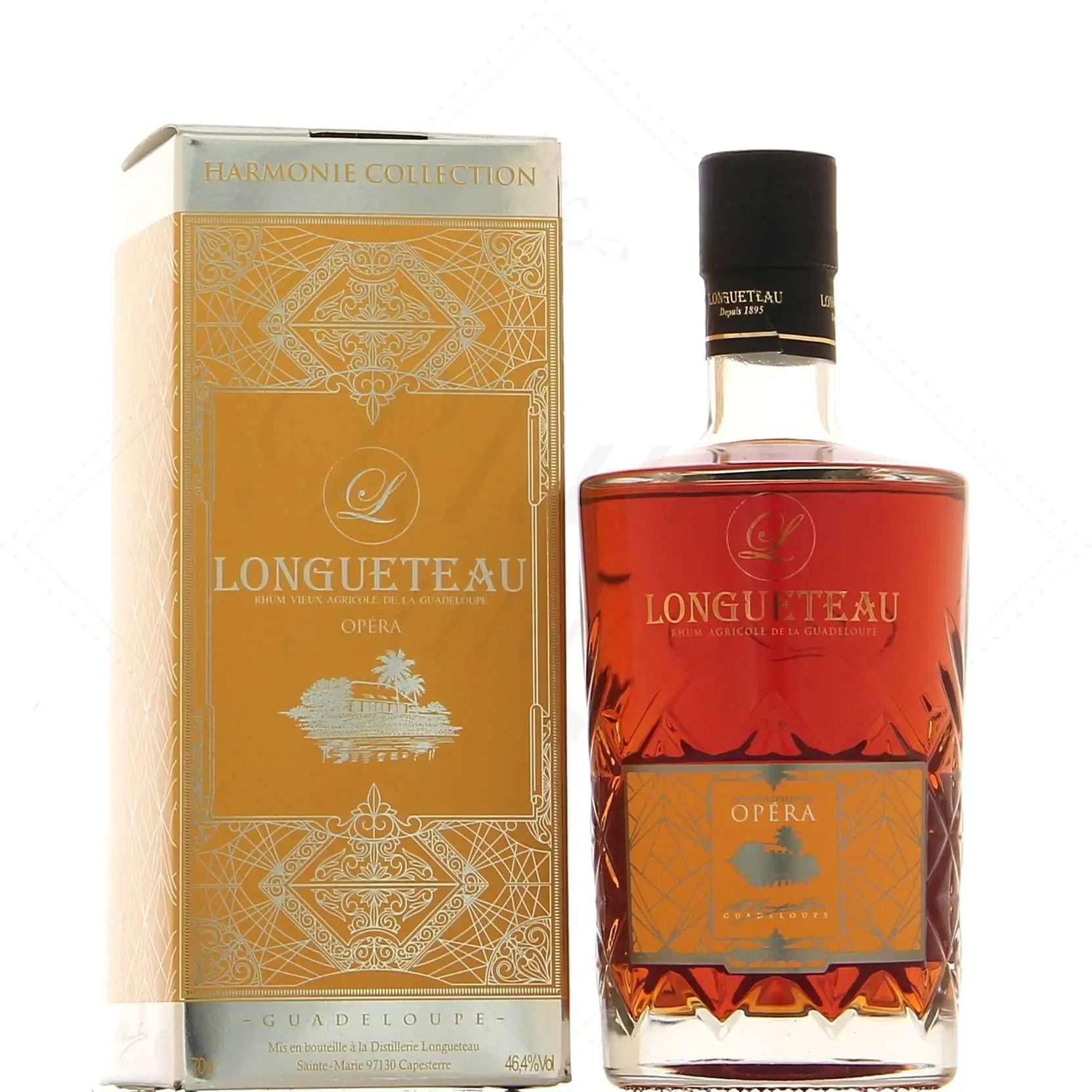 Image of the front of the bottle of the rum Opéra (Harmonie Collection)