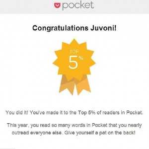 pocket five percent