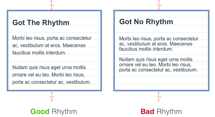 vertical rhythm vertical rhythm