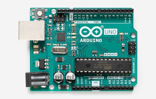Arduino UNO met grote AVR-chip