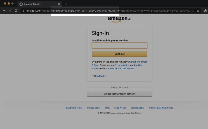 Amazon uses OpenID Connect