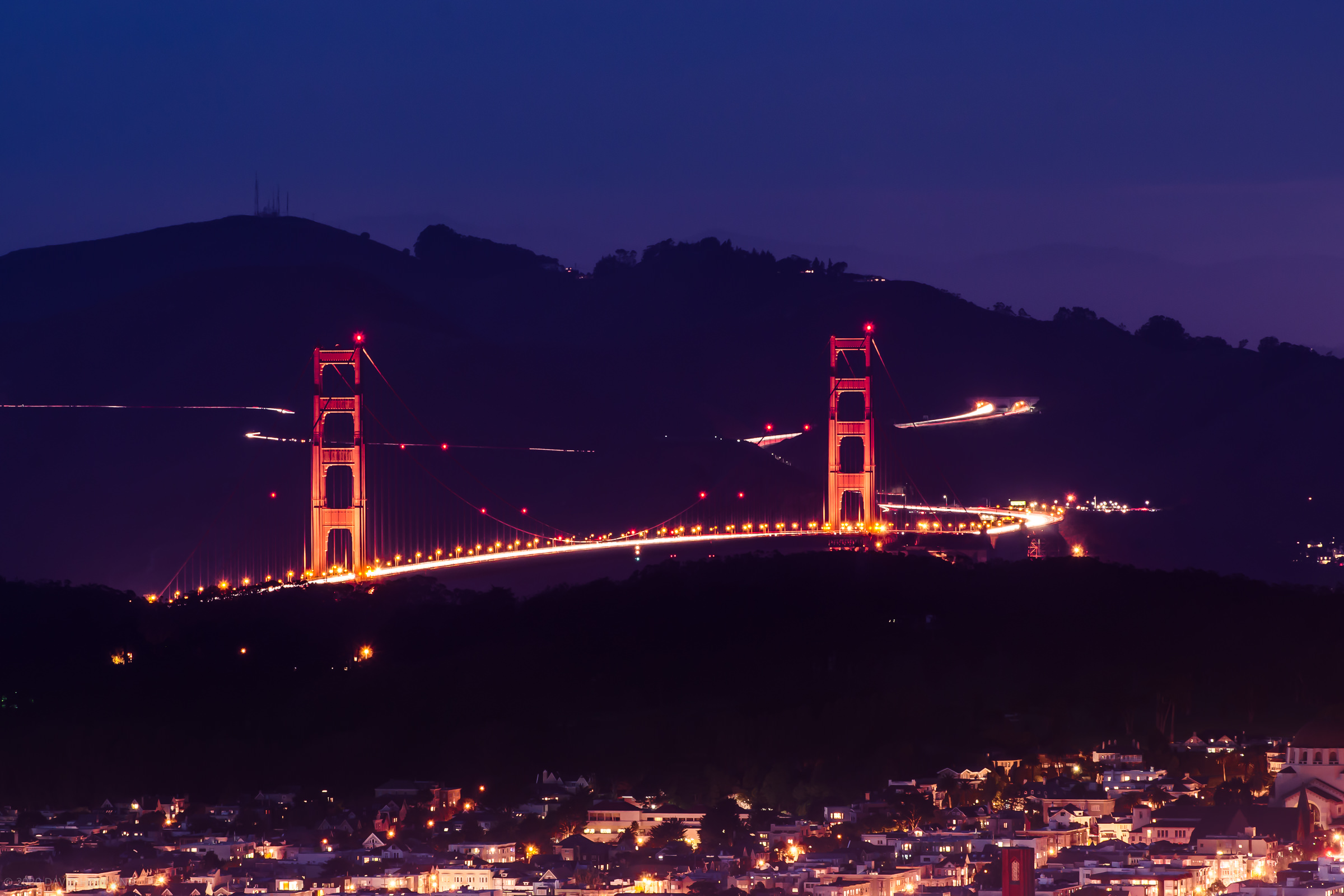 Golden Gate Bridge Curves