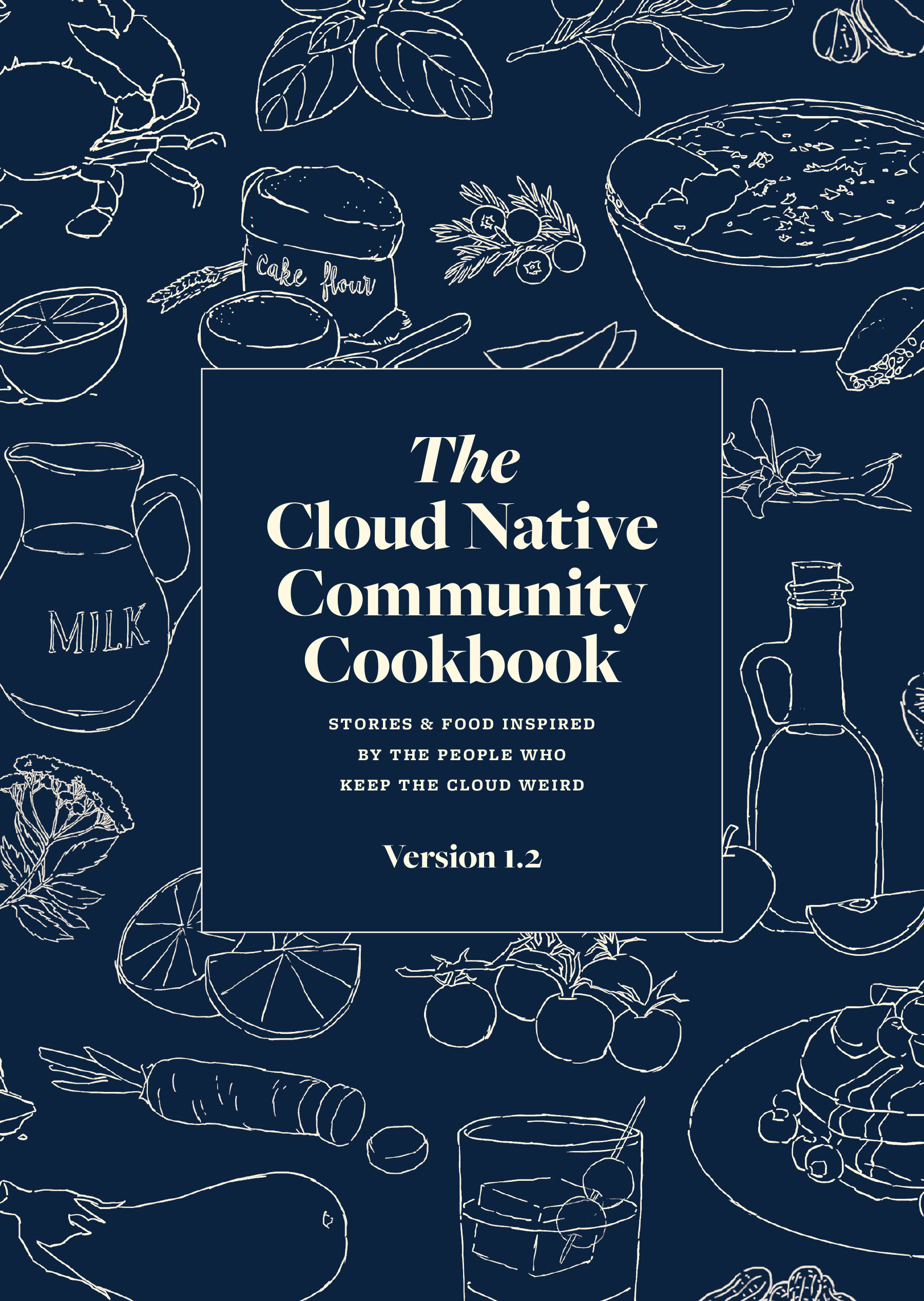 Cover image for the Cloud Native Community Cookbook version 1