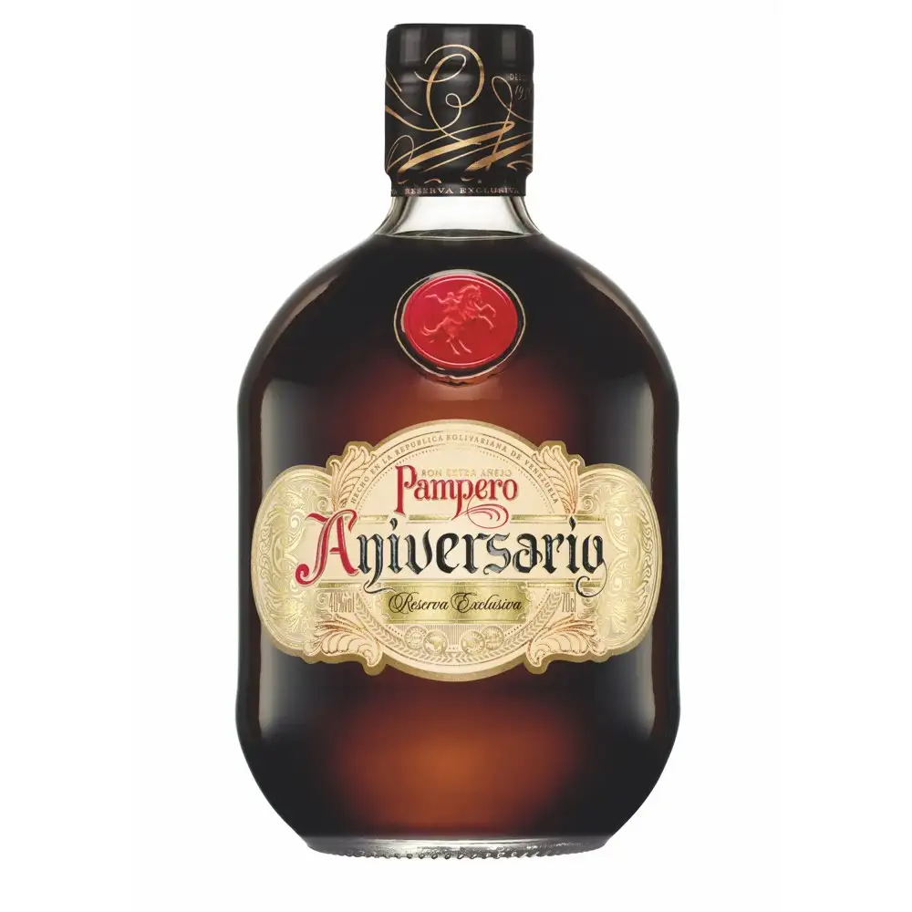 Image of the front of the bottle of the rum Pampero Aniversario