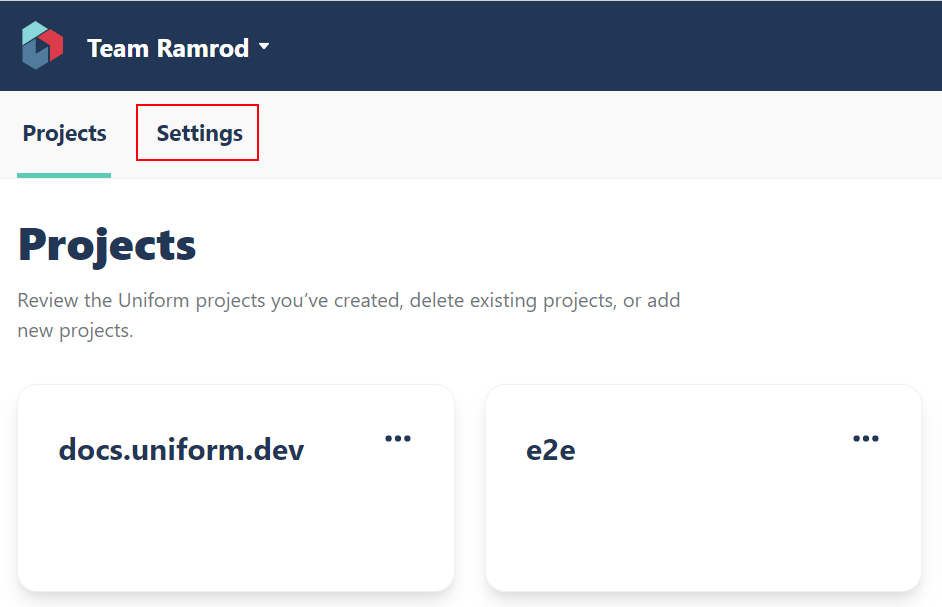 projects list