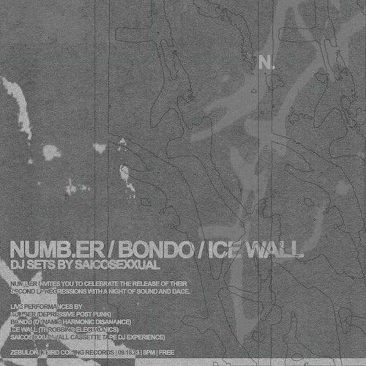 Numb.er / Bondo / Ice Wall