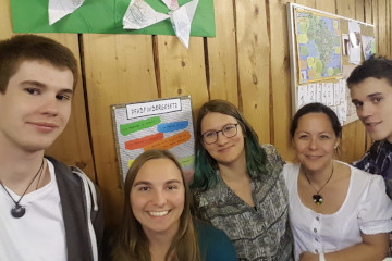 Das Mitarbeiterteam der Pfadfinder