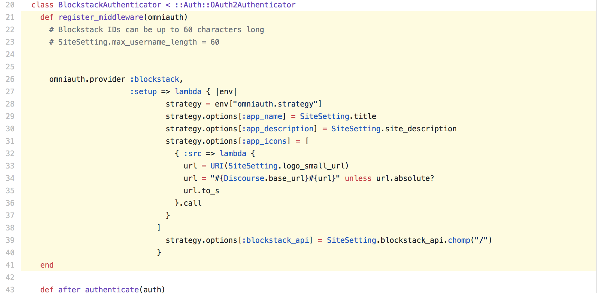 Auth middleware