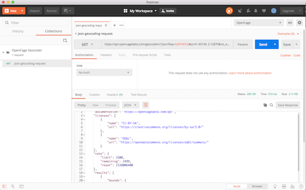 Postman client tutorial