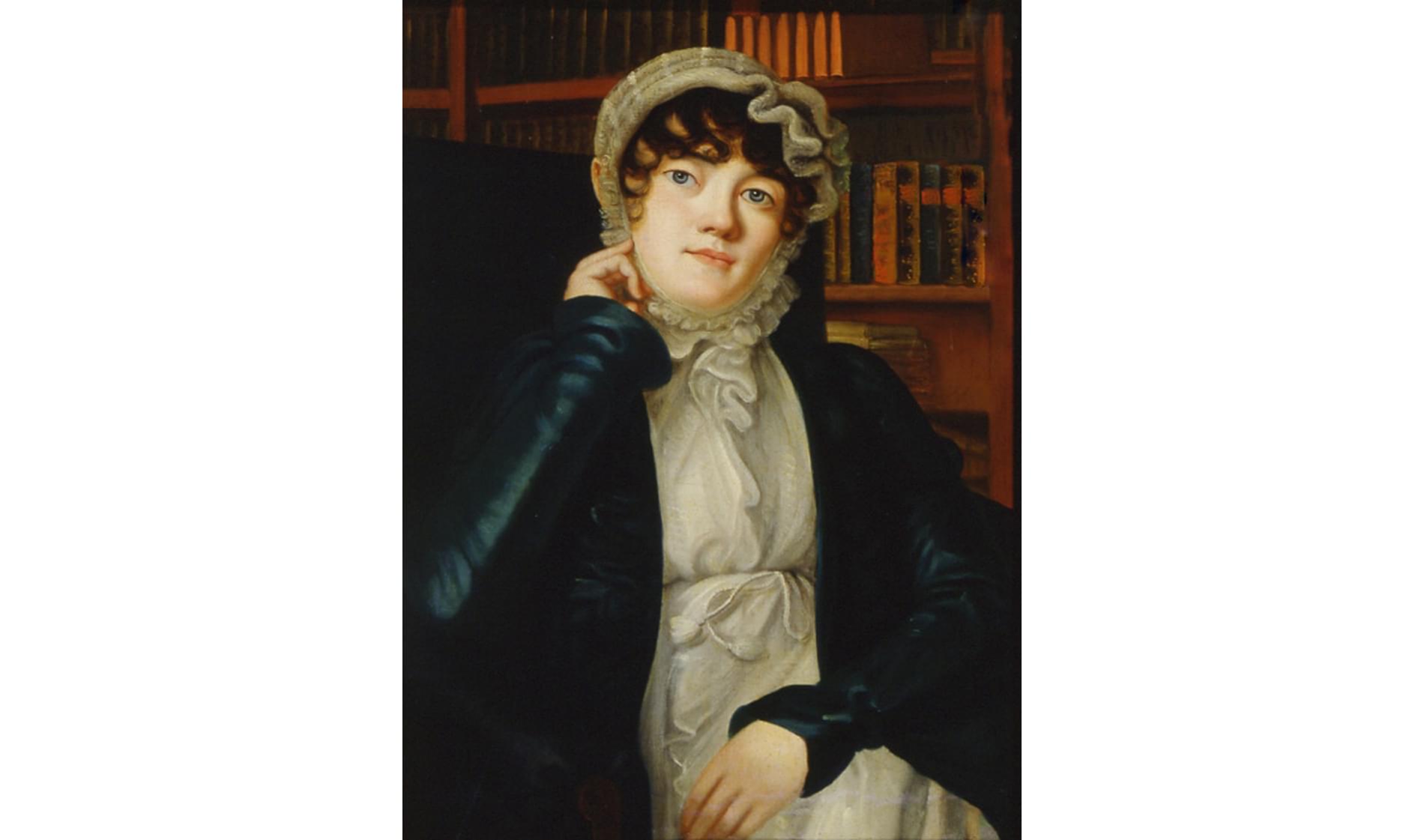 Портрет Каролины Павловой. Художник: В. Ф. Бинеман (1830-е гг.)