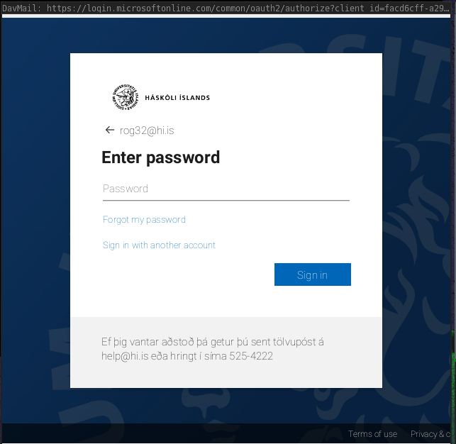 Figure 2: Interactive login workflow