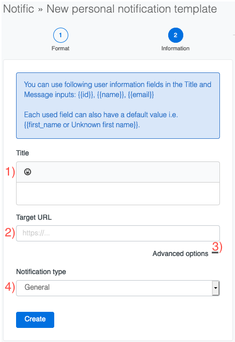 Title and link form alt Title and link form