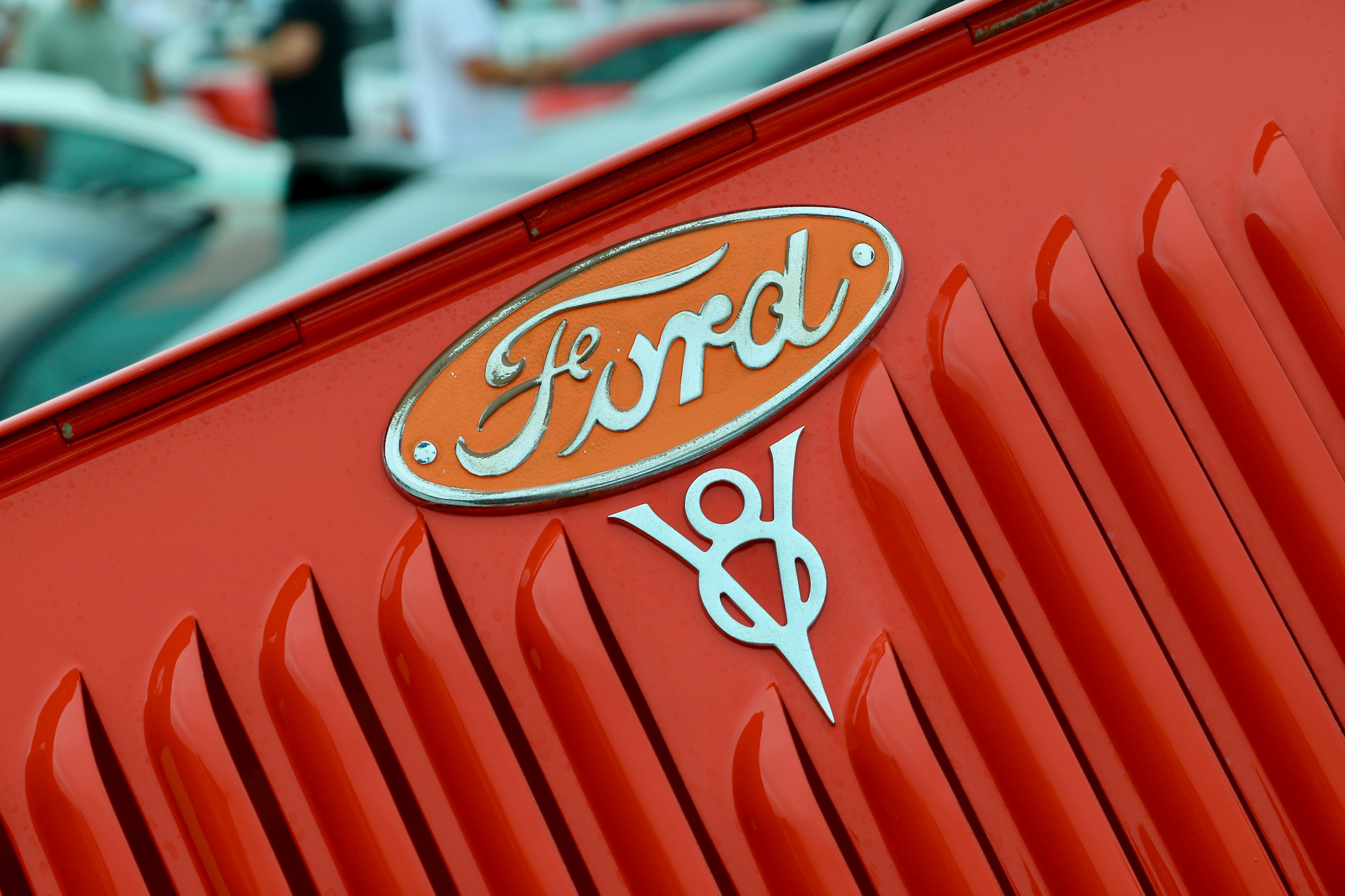 Ford logo on a car