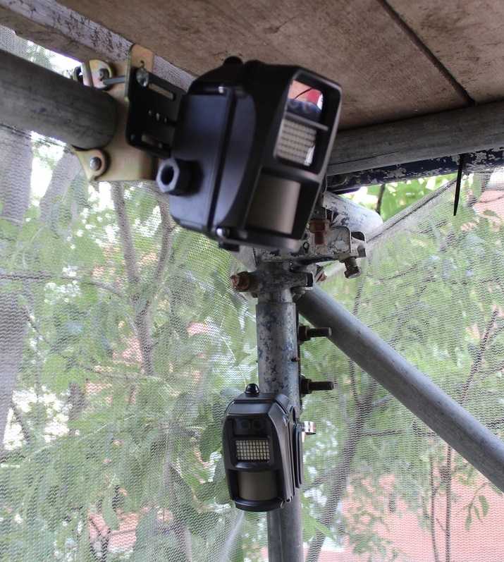 Wireless Construction Site CCTV on Scaffolding