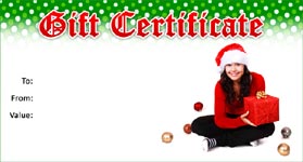 Gift Certificate Template Christmas 01