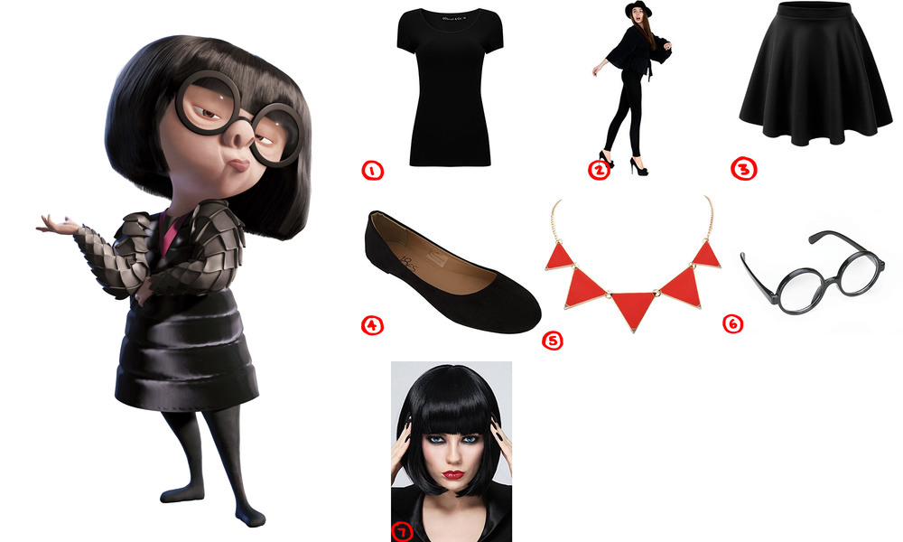 Edna Mode Costume for Cosplay & Halloween